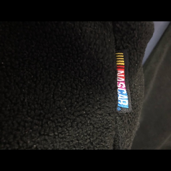 NASCAR Men's Fleece Black 1/4 Zip Pullover - Picture 5 of 8